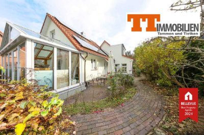 TT bietet an: Das perfekte Haus mit sehr idyllischem Garten für Familien und Individualisten!