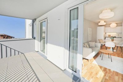 Lichtdurchflutet und hochwertig ausgestattet: Provisionsfreie 2-Zimmer-Wohnung mit Balkon