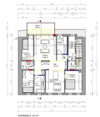 Erstbezug - Großzügige Wohnung mit Balkon im Peniger Zentrum