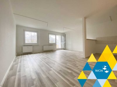 Großzügige 3-Raumwohnung mit Tageslichtküche und 30 m² Wohnbereich