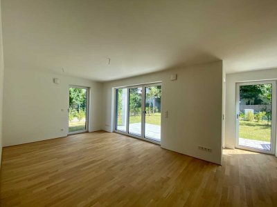 Freundliche 3-Zimmer-Wohnung mit herrlicher Südterrasse und Privatgarten in Aubing