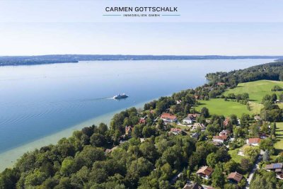 Ambach - Ein Steinwurf vom See entfernt - Herrliche Gartenwohnung am See