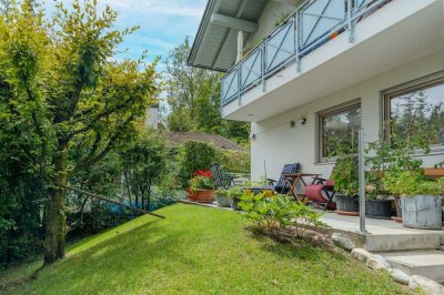 Sehr gepflegte EG-Wohnung mit Garten und zwei Stellplätzen in ruhiger Wohnlage von Tutzing