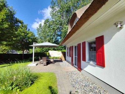 TOP VERMIETET!Ferienhaus unter Reet! 5 Zi. & 2 Bäder & Kamin & Sauna & Garage