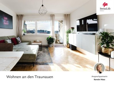 Lichtdurchflutete 2-Zimmer-Wohnung mit Loggia | Wohnen nahe den Traunauen