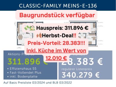 � Herbst-Deal‼️  - Ready to build � - INKLUSIVE GRUNDSTÜCK�