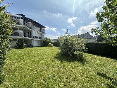 Schöne, gepflegte Eigentumswohnung mit Gartenanteil und Südterrasse in exponierter Lage