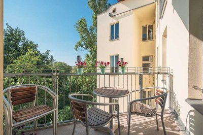 DIREKT AM LEISEPARK TOLLE, HELLE, ALTBAU-WHG. M. AUFZUG IN DIE WHG, BALKON, GRÜNBLICK