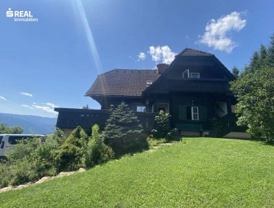 Idyllisches Holzblockhaus mit Einliegerwohnung (Ferienwohnung) in wunderschöner Naturlage in Schardorf/Trofaiach