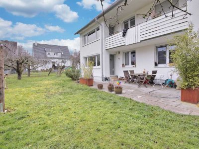 Helle 4-Zimmer-Wohnung mit sonniger Terrasse und großem Garten