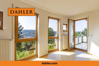 Stilvolle 2,5-Zimmer-Wohnung auf dem Hasenberg mit traumhaftem Weitblick inkl. Tiefgarage & Garten