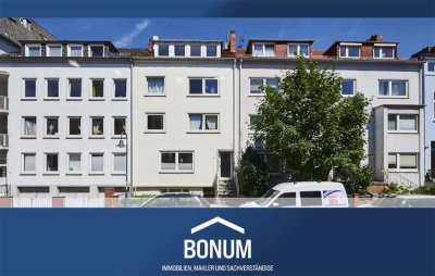 TOP gemütl. und schicke 3-Zi.Whg. mit Küche + Balkon im HP im neustädt. Flüsseviertel