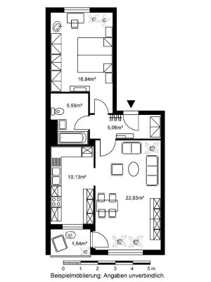 Gemütliche 2-Zimmmer-Wohnung in Hanau