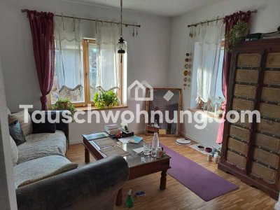 Tauschwohnung: idyllische 2-Zi-Wohnung in Wohnprojekt vs Berlin