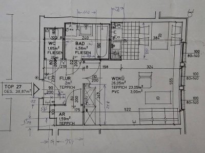 Gepflegte 1-Zimmer-Wohnung mit Einbauküche in Langenzersdorf