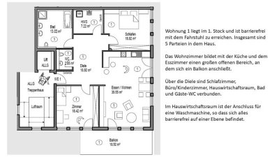 Exklusive (barrierefreie) 3,5-Zimmer-Wohnung mit Balkon in Rutesheim