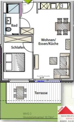 Erdgeschosswohnung++Gartenanteil++Effizienzhaus 55 EE