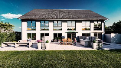 Frei planbares Reiheneckhaus (5 Zimmer - 130m2) inkl. 212qm Süd-Grundstück in Ratingen-Tiefenbroich