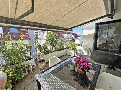 Attraktive, gemütliche, funktionelle und hochwertige 5-Raum-Wohnung mit großem Balkon in Backnang