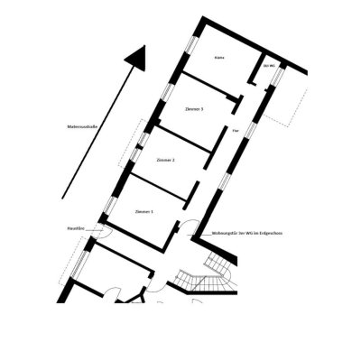 WG-fähige 3 Zimmer Altbauwohnung in Rodenkirchen - kernsaniert & super zentral