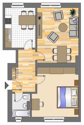 2-Zimmer-Wohnung in Herne Sodingen