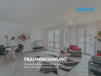 TRAUMWOHNUNG - Charmante, gepflegte und ideal gelegene 3-Zimmer-Wohnung in Vaihingen an der Enz