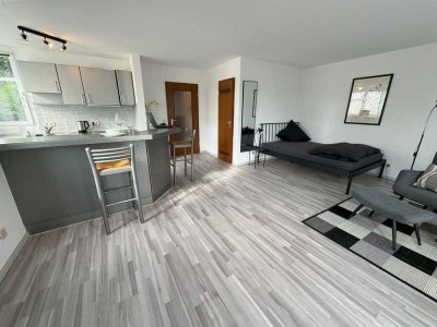 Neu möblierte 1 Zi.-Whg. mit EBK, Balkon, Tiga-Stellplatz, WLAN in Plochingen