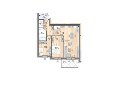 VORSORGEWOHNUNG - Komfortable und energieeffizient wohnen im Eigenheim 3-Zimmer-OG mit Balkon - in Bau - Grünlage - schlüsselfertig - Lift - provisionsfrei - barrierefrei