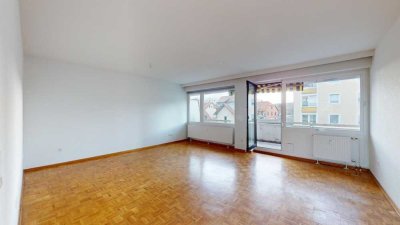 2 Zi.-Wohnung mit großem Balkon und Fahrstuhl im Zentrum von Salzgitter Bad.