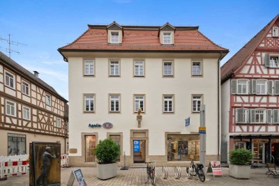 Gemütliche, möblierte 1,5 Zimmer Wohnung im Herzen von Neckarsulm