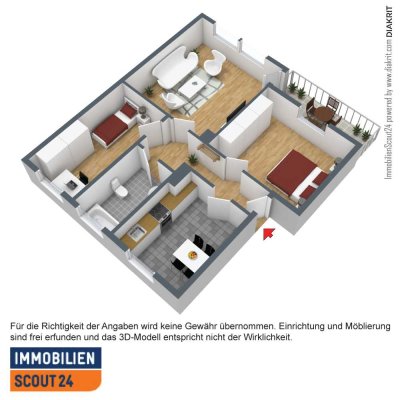 Demnächst frei! 3-Zimmer-Wohnung in Gelsenkirchen Hassel