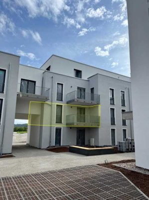 NECKAR.AU - Stilvolle 2-Zimmer-Wohnung mit Balkon und Einbauküche in Rottenburg - frei ab 01.03.25