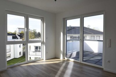 Hochwertige Neubauwohnung mit Dachterrasse in ruhiger Lage