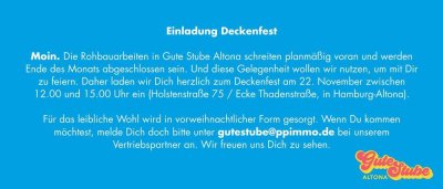 Gute Stube Altona: 2-Zimmer-Wohnung mit viel Platz zur persönlichen Entfaltung