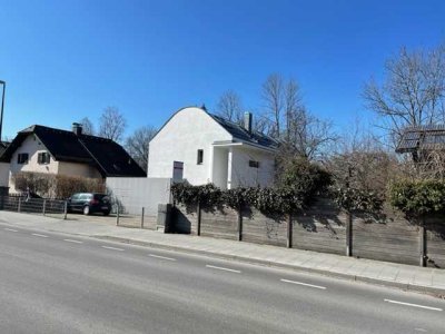 Einzigartige Architektur 4 Zi DG Maisonettewohnung mit Balkon an der Würm