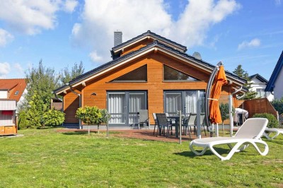 modernes Ferienhaus im Seebad Zempin in ruhiger Ortsrandlage mit Blick in die Natur