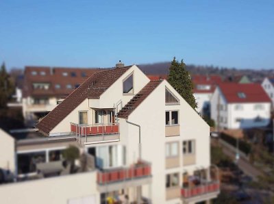 Charmante Maisonette-Wohnung mit Weitblick in Esslingen-Wäldenbronn