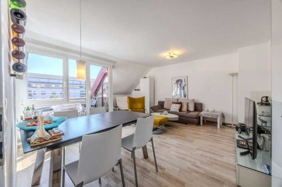 Helle Maisonette-Wohnung in zentraler Lage, mit Dachbalkon und Tiefgaragenstellplatz!