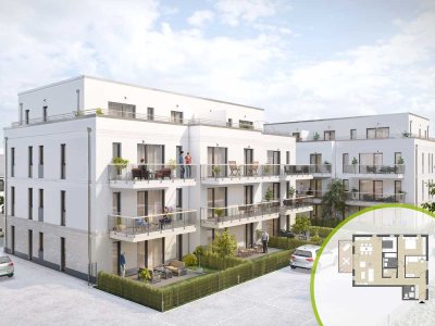 Neubau 3-Zimmer-Wohnung mit XL-Balkon I Aufzug I provisionsfrei