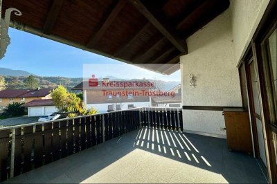 Sonnige 3-Zimmer Wohnung mit großzügigem Balkon und Garage in Bergen - vermietet