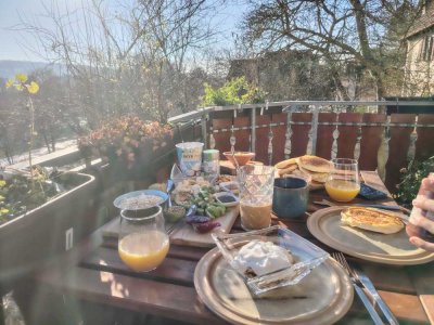 4-Zimmer-Wohnung mit Balkon und Einbauküche zentral in Tübingen zur Zwischenmiete Januar/Februar