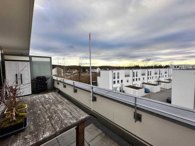 Neuwertige 2-Zimmer Wohnung mit Dachterrasse in Landshut/West