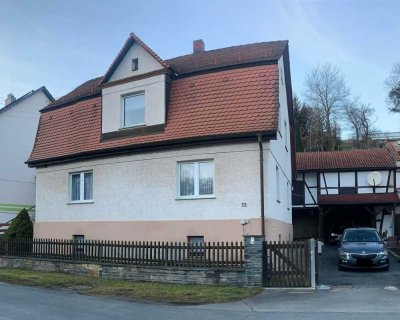 Einfamilienhaus mit großem Gartengrundstück in Pößneck/OT Schlettwein