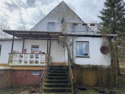 großes Einfamilienhaus mit Garage und Nebengelass