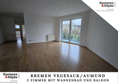 Großzügige 3 Zi. mit 100qm, Vollbad, G-WC und Balkon