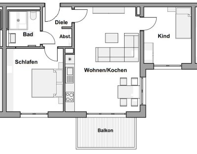 Neubau: 3-Zimmer Servicewohnung in Weilerswist