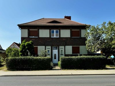 Helle 3-Zimmer-Wohnung mit Garten und Garage im Stadtzentrum von Seelow