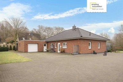 Ottersberg - Posthausen | Freistehender und neuwertiger Bungalow mit Wintergarten