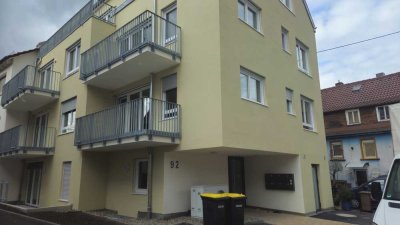 Neubau 2 Zi. Whg. mit Einbauküche ab 01.10.2024 zentral in Winnenden-Birkmansweiler