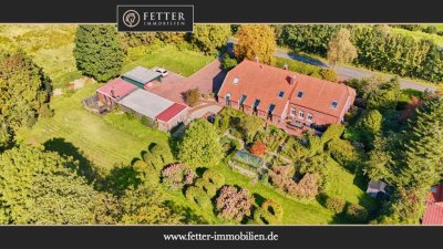 Denkmalgeschützter Gulfhof mit privater Pferdehaltung und Ferienwohnungen in Ostfriesland!